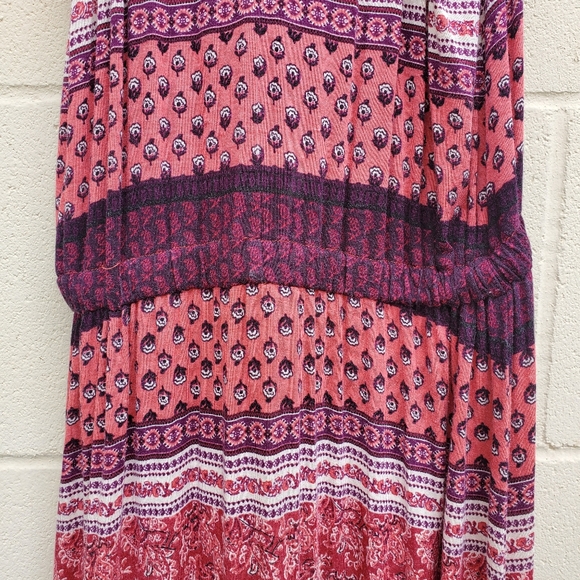 AE Maxi w/ Thigh Split High Neck EUC! Size XXS - Picture 6 of 15